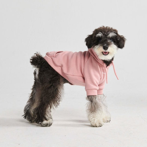 Essentiële hondenhoodie - Stoffig roze