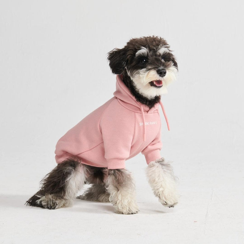 Essentiële hondenhoodie - Stoffig roze