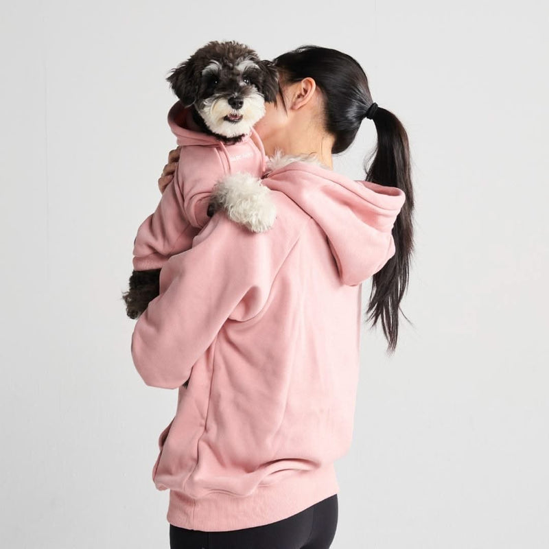 Essentiële menselijke hoodie - Stoffig roze