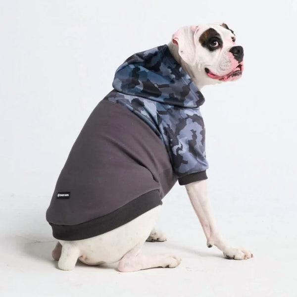 Grey Camo Hondenhoodie
