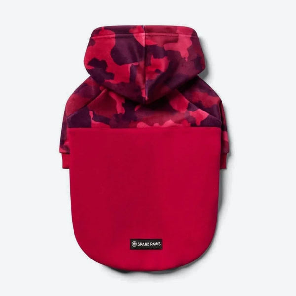 Fushia Camo Hondenhoodie