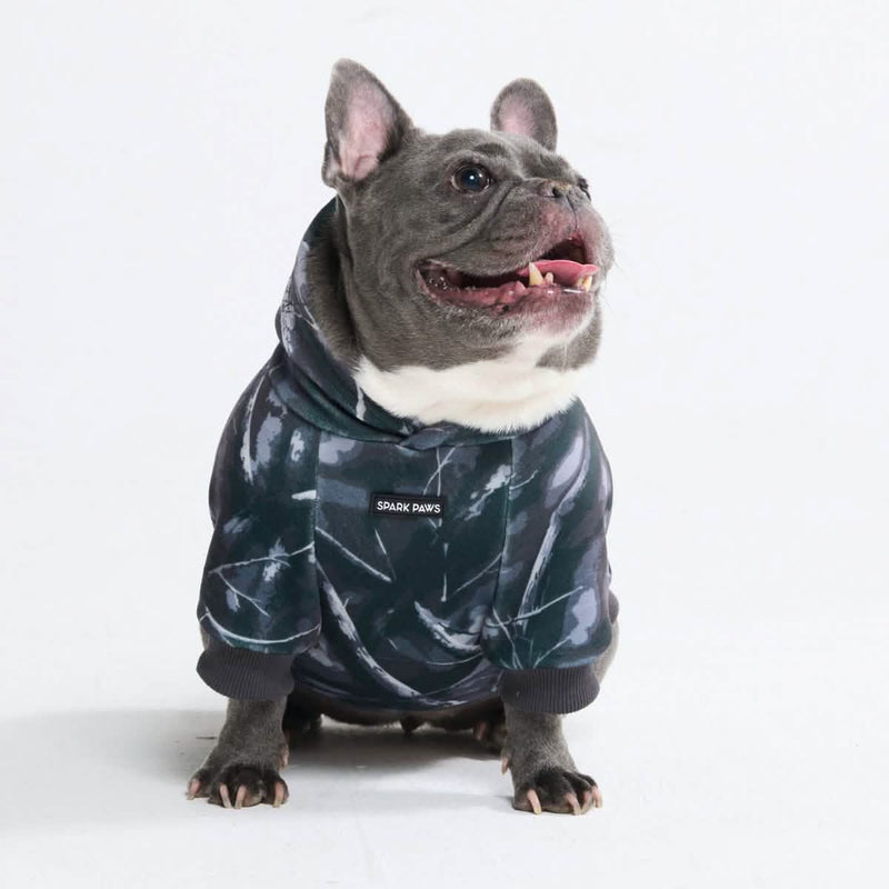 Concrete Wood hoodies voor honden – Asfalt