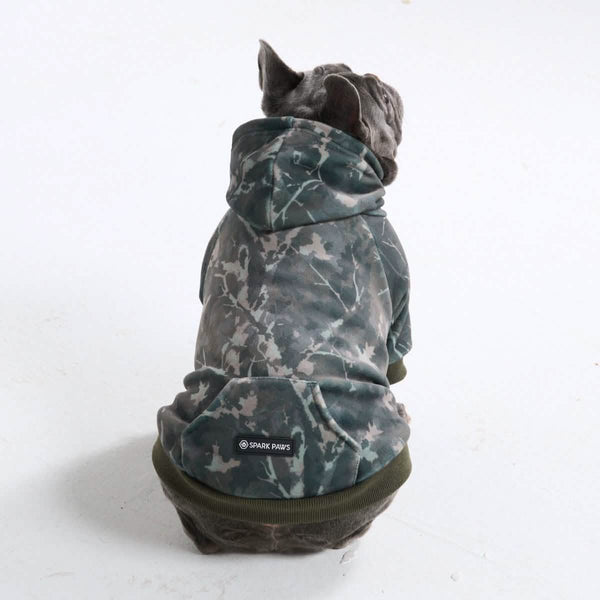 Concrete Wood hoodies voor honden – Hout