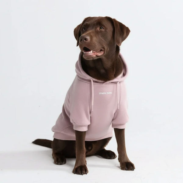 Essentiële hondenhoodie - Paars Taupe