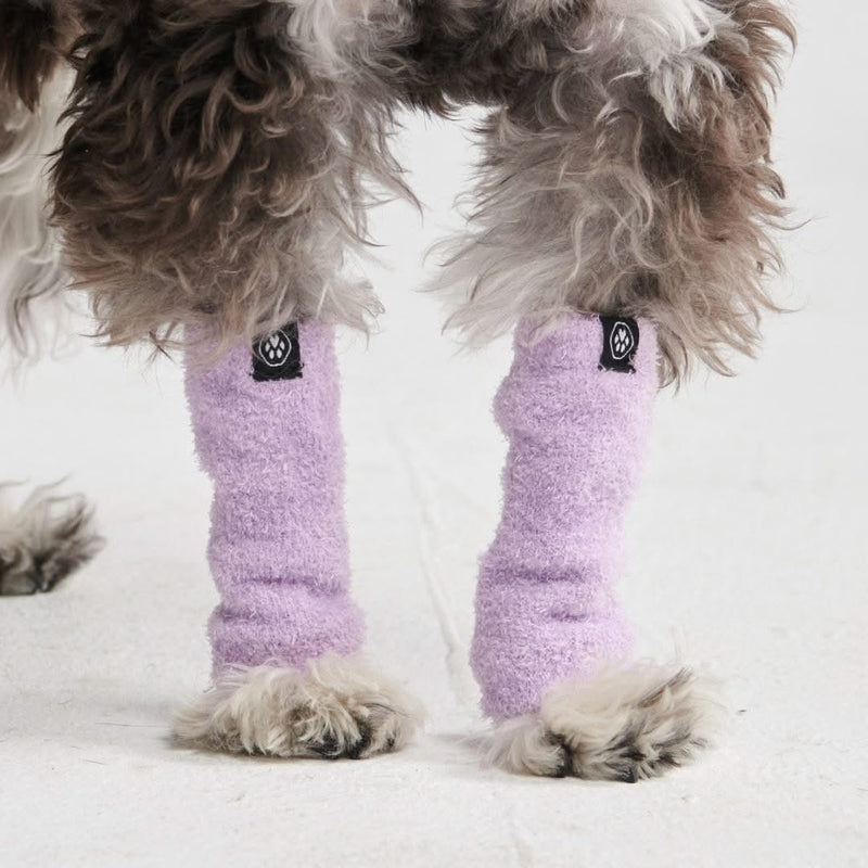 Rekbare fleece hondenbeenwarmers