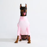 Hondenpyjama - Roze Strepen