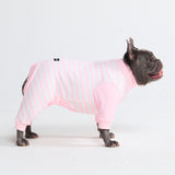 Hondenpyjama - Roze Strepen