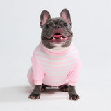 Hondenpyjama - Roze Strepen