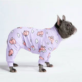 Hondenpyjama - Wanneer varkens vliegen - Paars