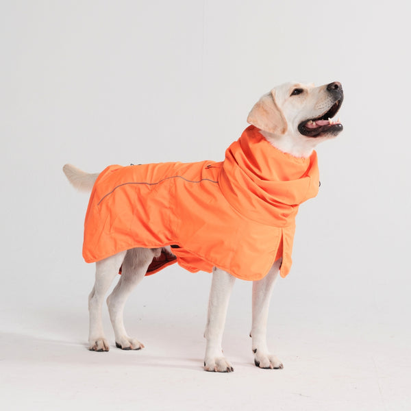 Breatheshield hondenregenjas - Neon-oranje