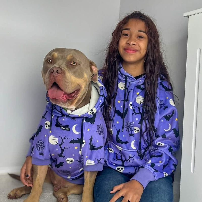 Halloween Human Hoodie - Purple