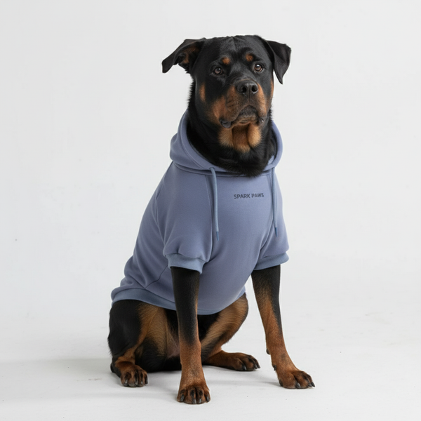 Essentiële hondenhoodie - Leiblauw