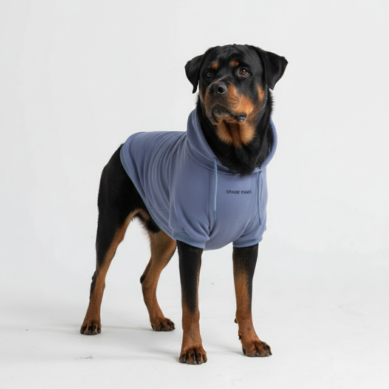 Essentiële hondenhoodie - Leiblauw