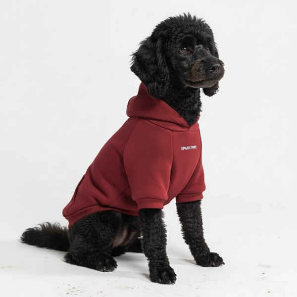 Essentiële hondenhoodie - Bourgondië