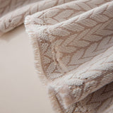 Bankhoes - Herringbone Roze