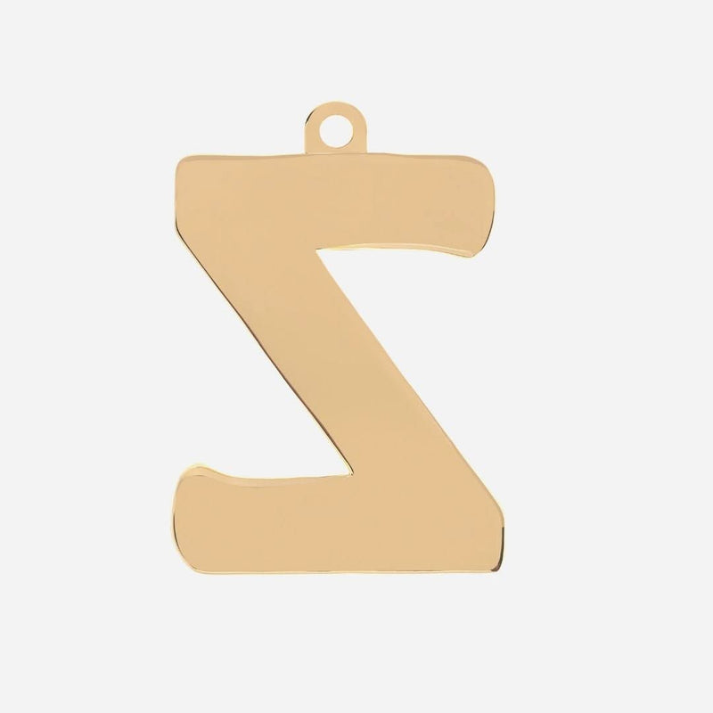 Eerste letter sieradenlabel - Z