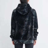 Fluwelen menselijke hoodie - Obsidiaan Zwart