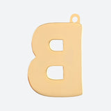 Eerste letter sieradenlabel - B