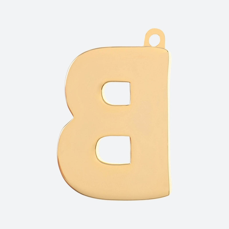 Eerste letter sieradenlabel - B