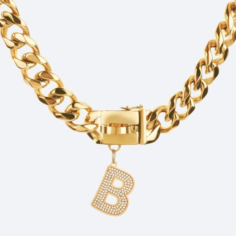 Eerste letter sieradenlabel - B