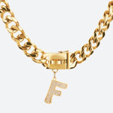 Eerste letter sieradenlabel - F