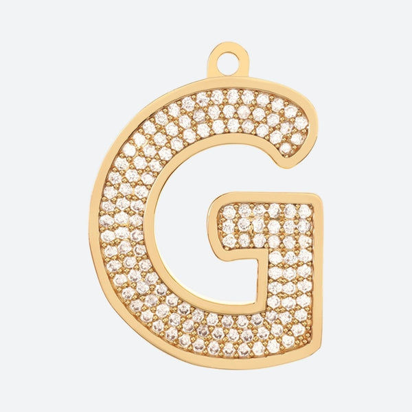 Eerste letter sieradenlabel - G
