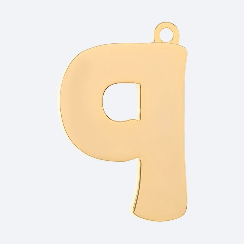 Eerste letter sieradenlabel - P