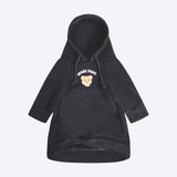 Gebroken teddybeer hond hoodie - Zwart