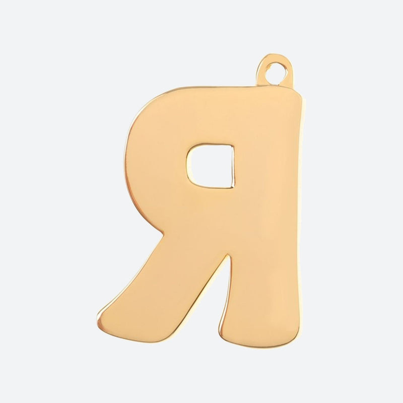 Eerste letter sieradenlabel - R