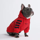 "WOOF" hondenhoodie - Rood